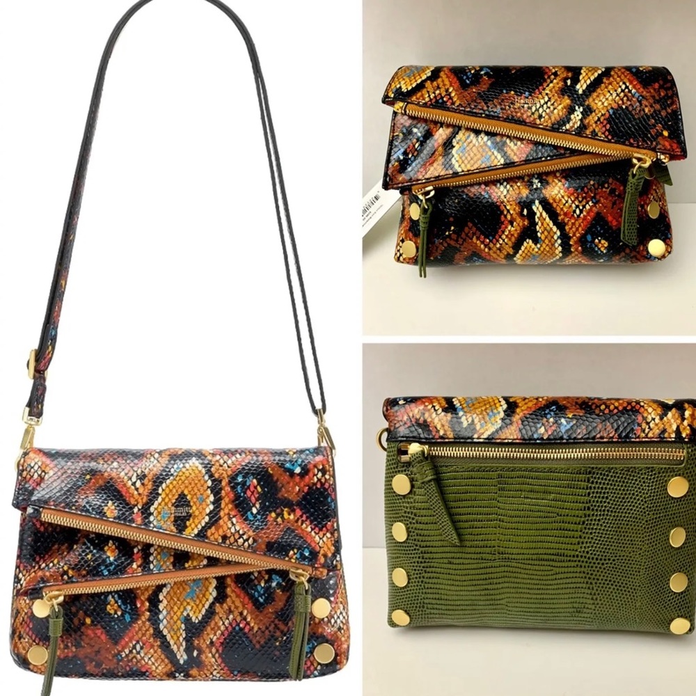 Hammitt crossbody bag w 8 1/4” dept 3”height 6” strap 48” drop 24”